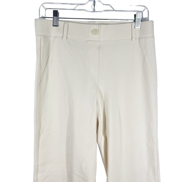 BETABRAND Medium Ivory Comfort Stretch Straight Leg Pants - Picture 2 of 6
